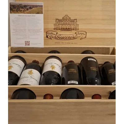 2022 Chateau Giiscours - Wine of the Year- Original Wooden BoxOWC
