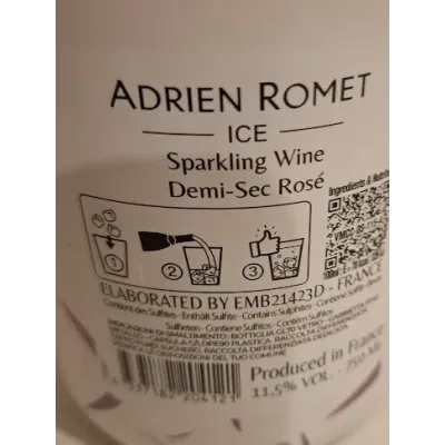 Espumoso Adrien Romet Ice Rose Medio Seco | Wines For Life